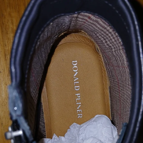 Donald J Pliner Black Leather Men's Boots - Picture 8 of 10